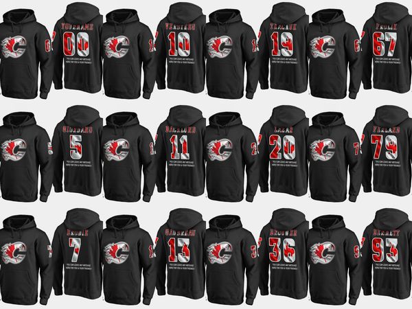

Calgary Flames Johnny Gaudreau James Neal Matthew Tkachuk Mike Smith Mikael Backlund Sam Bennett American Flag Logos & Letters Hockey