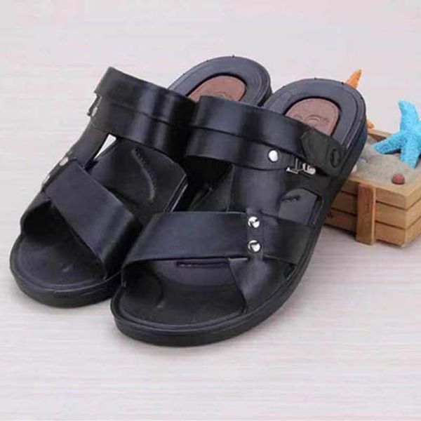 

with box woman slippers heels shoe sandals real leather slippers fashion scuffs slippers casual shoes dhl pt919, Black