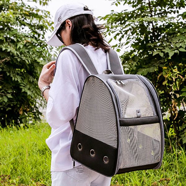 

accessories bird parrot ventilated pet backpack foldable carrier zipper outdoor mesh cage travel bag fashion adjustable strap