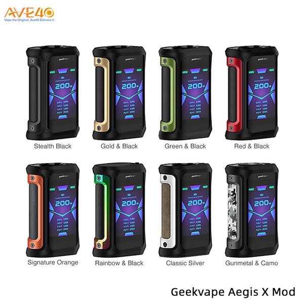 

Оригинал Geekvape Aegis X Mod 200 Вт Макс. Выход Водонепроницаемая Электронная Сигарета v Geekvape Aegis Solo Mod