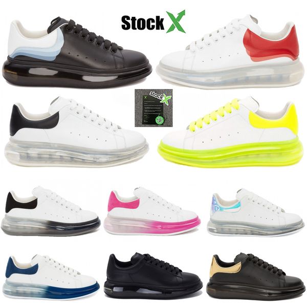 

crystle sole cushion genuine leather vintage sneakers fashion triple black white golden platform lace-up casual shoes 36-45