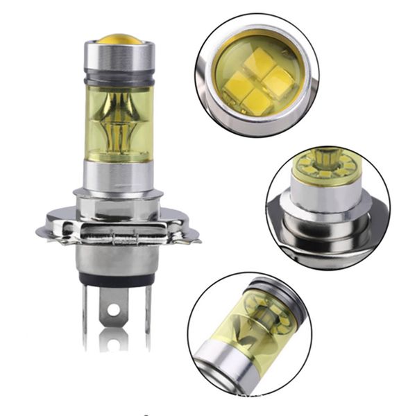 

fog lights led h7 100w fog driving light hid yellow 4300k bulbs drl running lamps for cars car accessories #py10