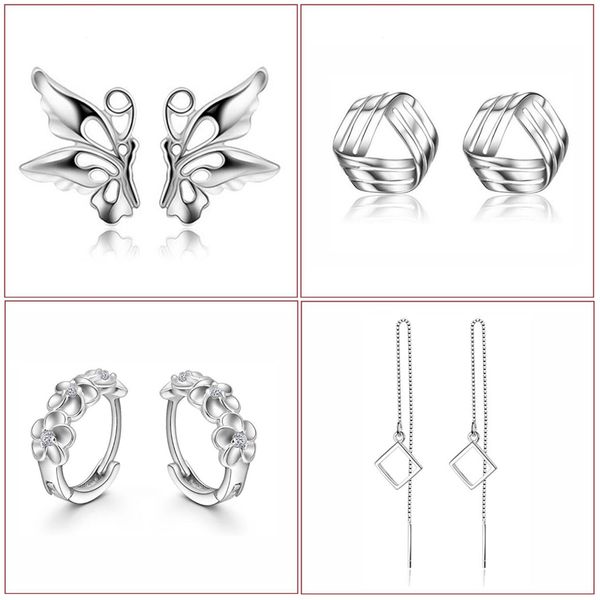 

30% Sterling Серебряные серьги женщин способа падения стержня серьги высокого качеств