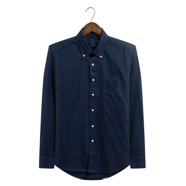 

wholesale 2019 new autumn and winter men's long sleeve shirt men's casual fashion shirt social clothing size s-xxl, White;black