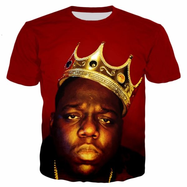 

новые мужчины / женщины смешные рэпер тупак 2pac пресловутый b. i. g. biggie smalls 3d печати майка летние топы плюс размер хип - хоп стиль, White;black