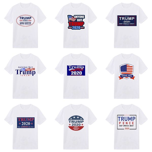 

premium designer trump t-shirt add size s-5xl men's sportswear trump t-shirt design summer fitness sport jumper short sleeve cotton jog, White;black