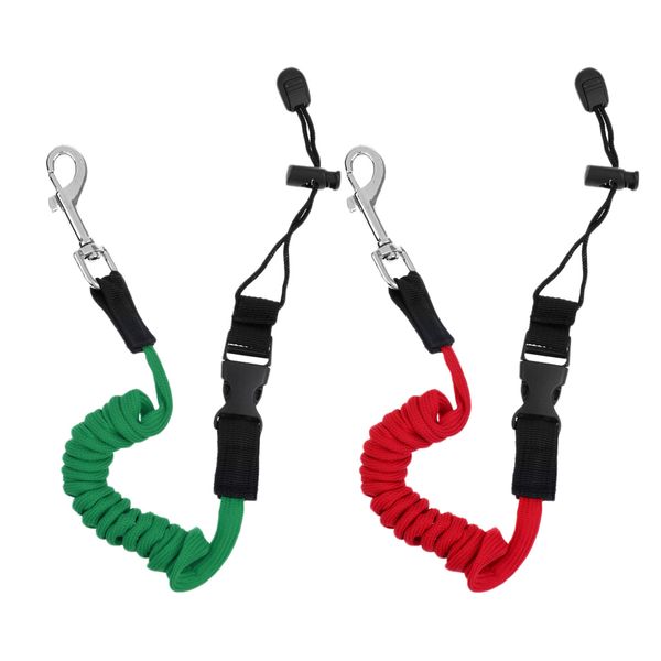 

2x kayak paddle leash holder adjustable lanyard coiled cord rope 140cm