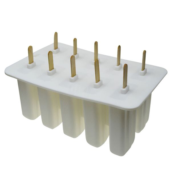 

diy домашнее food grade silicone мороженое эскимо пресс-формы пресс-формы freezer мороженое бар пресс-формы чайник с 12pcs эскимо sticks