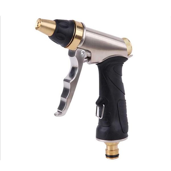 

electroplating gold high pressure water gun home pure copper high pressure multi-function car wash water gun tool garden spray