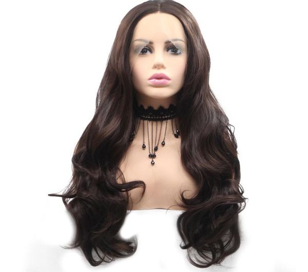 

человеческие волосы парики шнурка передние волосы парики человеческих волос 4 * 4 кружева закрытые бразильский парик женщин объемная волна п, Black;brown