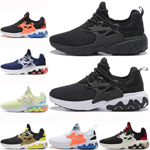 

fashion mens react presto black white running shoes women men psychedelic lava brutal honey rabid panda designer sports trainers size 36-45