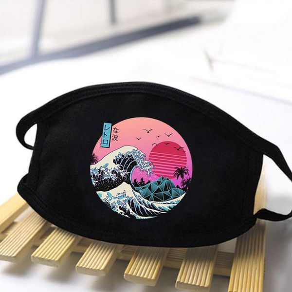 

men/women cartoon anti-dust mouth mask anti haze dust washable reusable mouth-muffle dragon ball funny print masque lavable kvcja