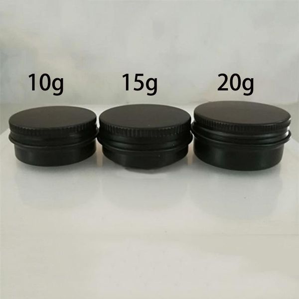 

горячий 10г 20г 30г 50г 60г 80г 100г 150г 200г черный матовый алюминий jar cosmetic лосьон бутылки пустой крем контейнер tin бесплатная дост