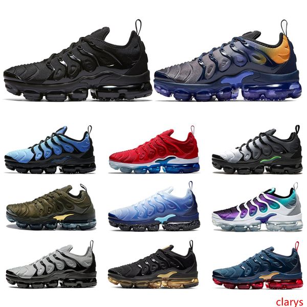 

новые tn plus мужчины женщины кроссовки chaussures тройной белый черный золотой виноград гипер синий оранжевый мужские кроссовки спортивные