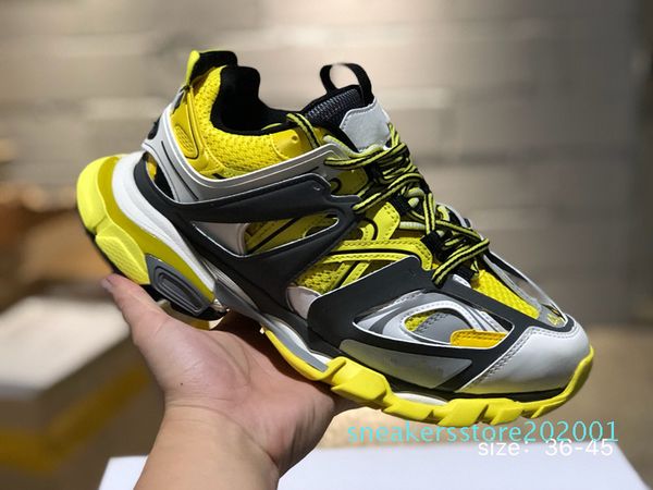 

release 3.0 tess s paris track men gomma maille black for women triple s clunky sneaker casual shoes fashion dad shoes s01