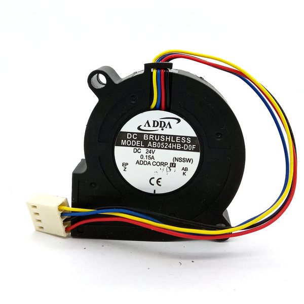 

original adda ab0524hb-d0f dc24v 0.15a 50x15mm 4lines blower cooling fan