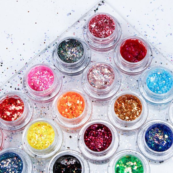 

sequin diamond glitter eyeshadow long-lasting shiny metallic eyeshadow powder eyes shadow palette makeup