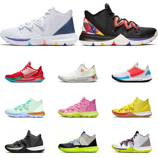 

2020 new men basketball shoes black white multi color metallic gold friends have a day mamba mentality athletic sports sneakers size 7-12