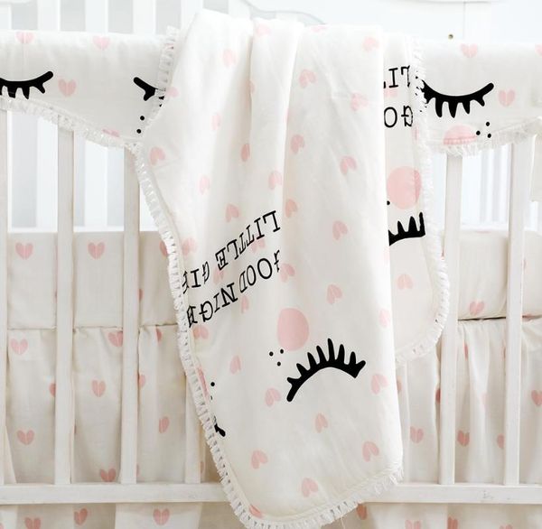 

sahaler boho baby blanket baby newborn swaddle wrap crib comforter quilt 34*42 inches