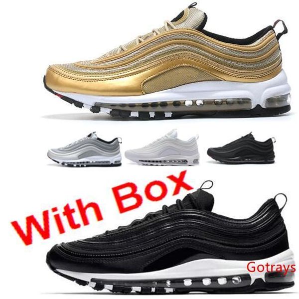 

серебряная пуля тройной черный og qs металлик серебро золото nero argento scarpe da ginnastica classico taglia мужские женские кроссовки
