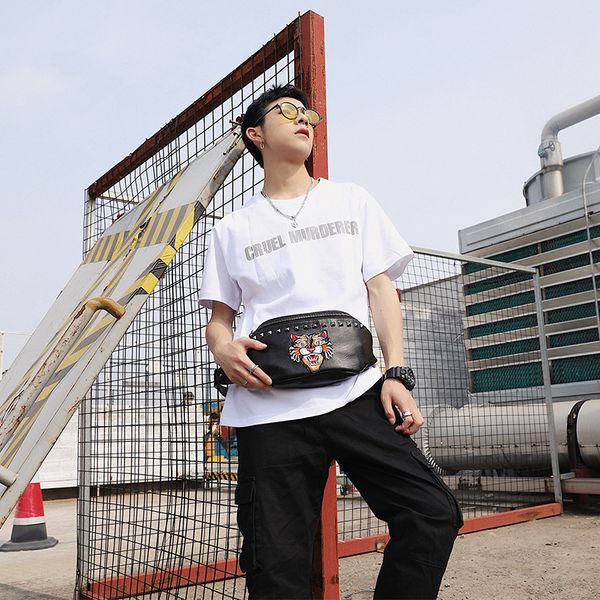 

new pocket chest bag street chinese style personality sports bag