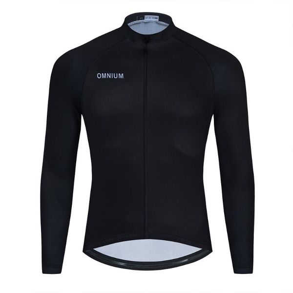 

omnium autumn long sleeve cycling jersey mtb bike clothes cycling clothing bicycle sportwear maillot ropa ciclismo, Black;red