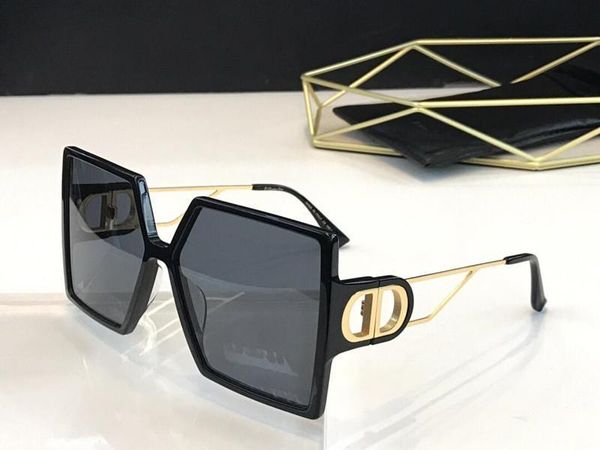

new 086 sunglasses for women special uv protection women designer vintage big square frame come with package 086o7, White;black