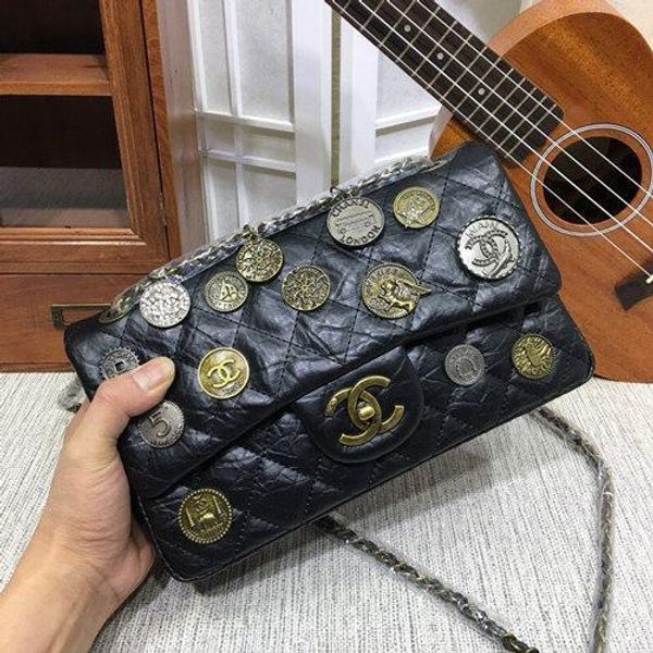 

chanel роскошные дизайнерские сумки 2019 кошельки 2019 модные сумки сумка crossbody bag sac à основные поясные сумки размер 25.5 14 7 бронзо