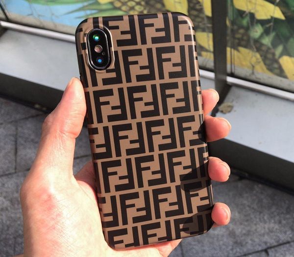 

De igner phone ca e with brand letter for iphonex x x max xr iphone7 8plu iphone7 8 iphone6 6 iphone6 6 p luxury protective back cover