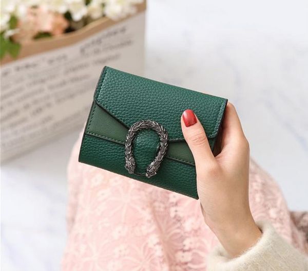 

Дизайнер кошельки маленький кошелек женский короткий ретро сложить кошелек крас