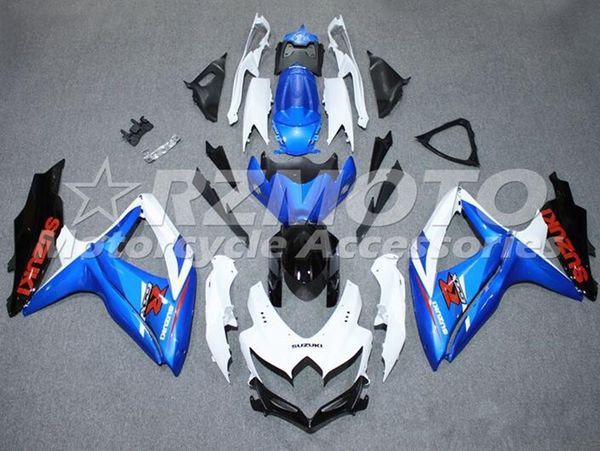 

4 gifts injection mold new abs motorcycle fairings set fit for suzuki gsx-r600 gsx-r750 600 750 k8 2008 2009 2010 08 09 10 blue white red