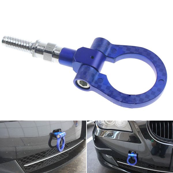 

blue aluminum racing tow hook ring fits mini cooper r50/r52/r53/r55/r56