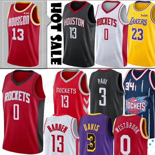 

Lebron 23 jame 13 harden ru ell 0 we tbrook ncaa anthony 23 davi chri 3 paul men ba ketball jer ey