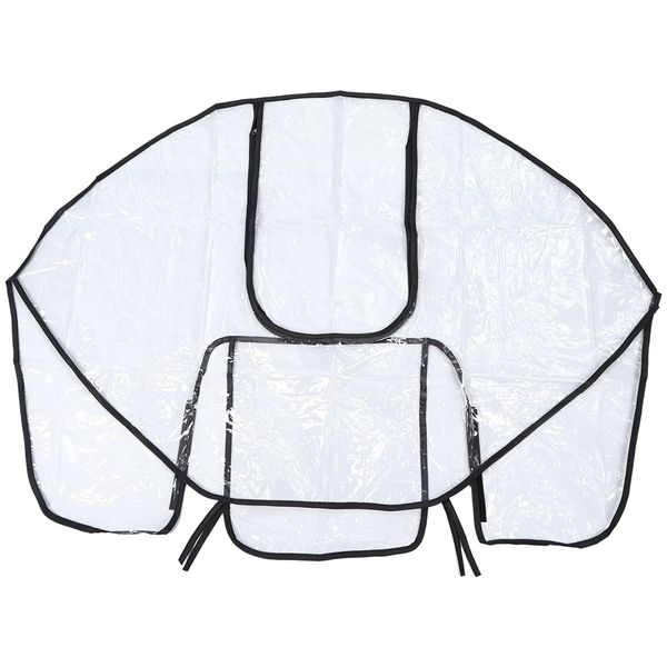 

baby stroller rain cover non-toxic tasteless pvc universal wind dust shield for strollers pushchairs stroller accessories