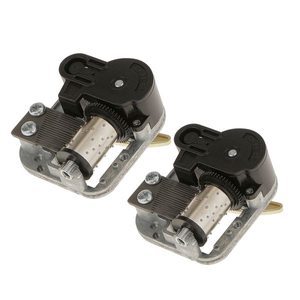 

2pcs happy birthday & edelweiss ,wind up musical movement, diy accessories, music box ,making craft parts