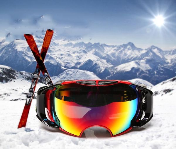 

mountain ski goggles and wind snow goggles skiing skiing double anti-fog lens preventing snow