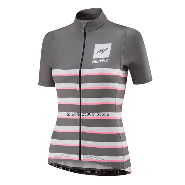 

cycling shirts & women jersey short sleeve shirt bike team morvelo mtb ciclismo bicycle clothing summer maillot, Black