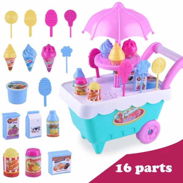 

children gift ice cream cart play set kids pretend play toy toys education