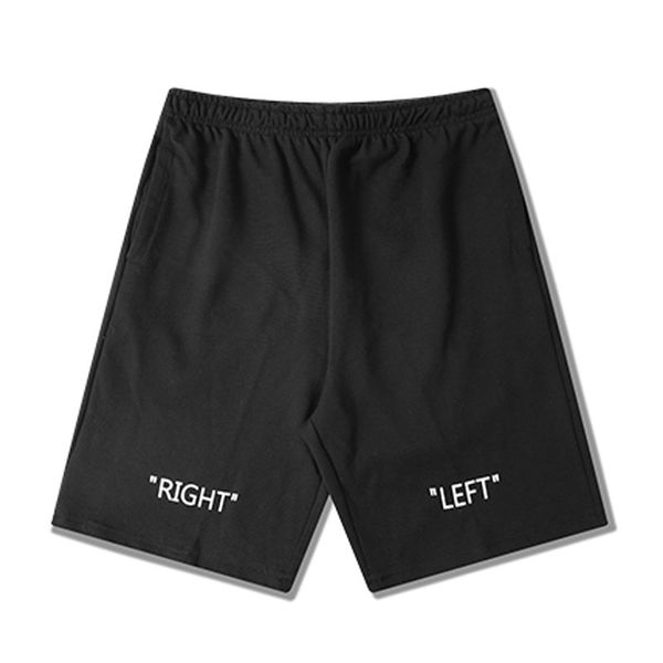 

модные мужские дизайнерские шорты удобные повседневные мужские летние брюки высокое качество мужчины хип-хоп короткие брюки, White;black