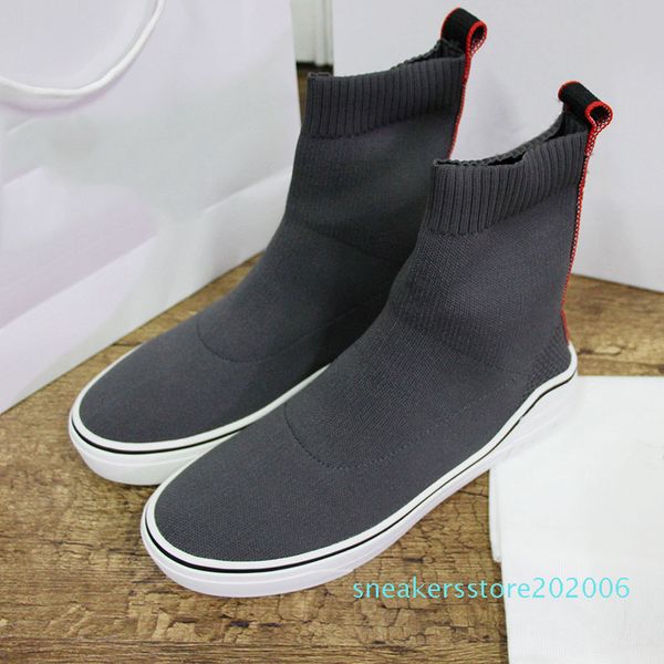 

2020 new sock designer shoes famous designer sneakers white letter designer high sock shoes for women s06, Black