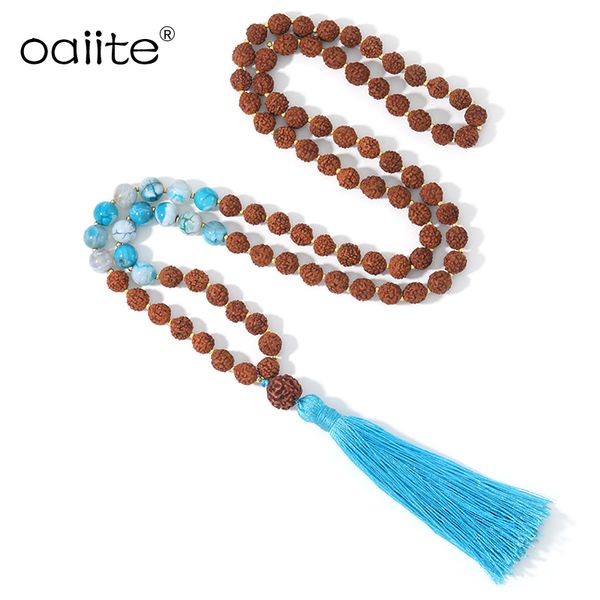 

beads polished triangle dragon bodhi seeds prayer malas natural 108 ethnic wooden man/women beads necklace, Silver