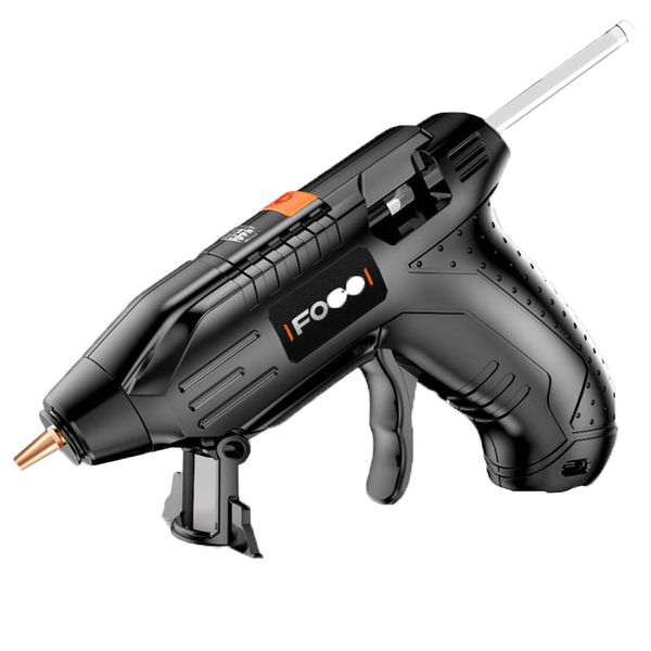 

3.6v lithium-ion melt glue gun with 10pcs 7mm sticks wireless graft repair heat gun pneumatic home diy tools glue