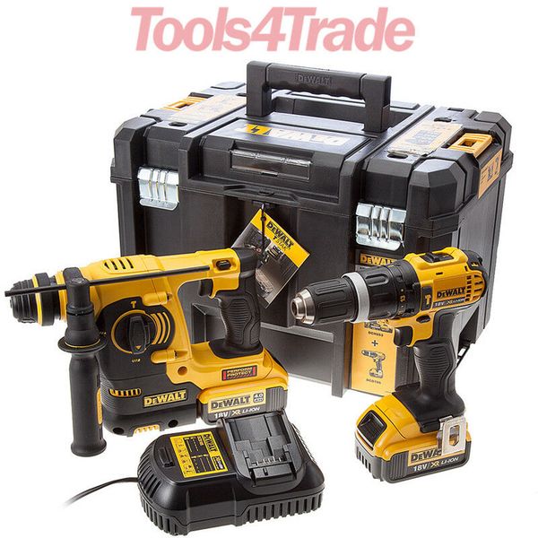 

Dewalt dck206m2t 18v twin kit with 2 x 4 0ah batterie charger in t tak kitbox
