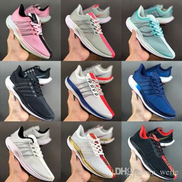 

2019 new cny zoom pegasus 35 turbo barely grey punch black white running shoes mens women sport sneakers react zoomx des chaussures, White;red