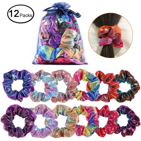 

34colors girl hair accessories elegant elastic hair band ponytail holder scrunchies tie hair rubber band for girls headband wholesale mjy778, Slivery;white