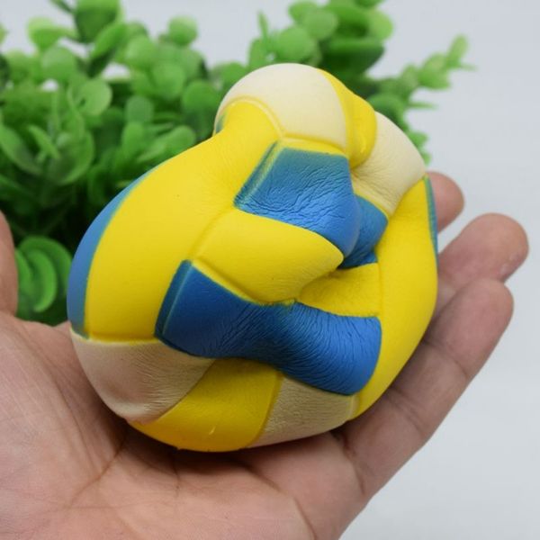 

fun football squishy cute anti-stress volleyball football squeeze slow rising kids fun pu ball squishy toys