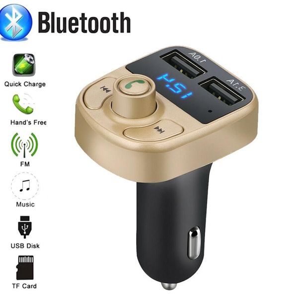 

charger cable handscar kit bluetooth wireless fm transmitter lcd mp3 player usb charger car accessories audio cable