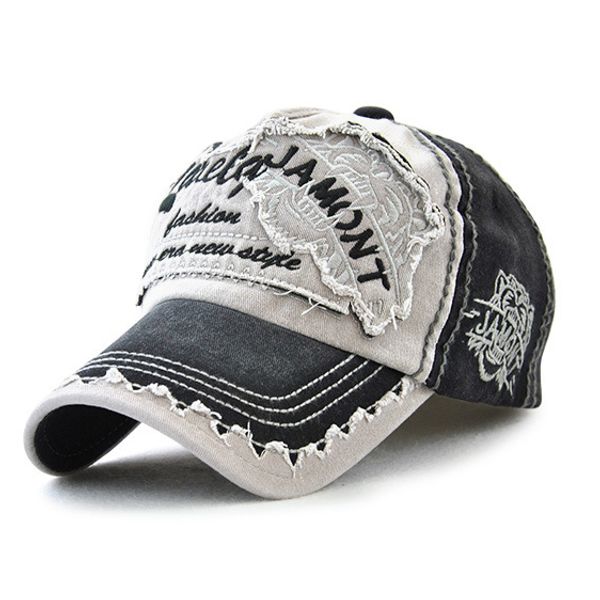 Großhandel Damen Baseballmütze Tigerkopf bestickte Kappe Baumwolle Outdoor Casual Caps für Männer Hysteresenhüte Kostenloser Versand