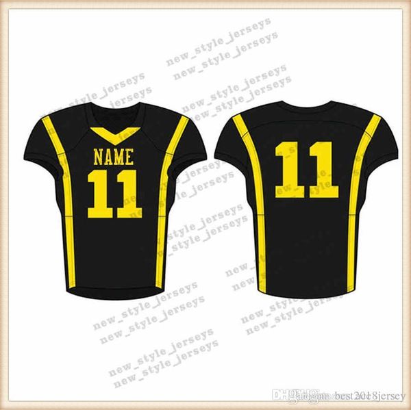 

208men 2019 youth football jerseys army green wine red embroidery logos stitched custom any name any number jerseys, Black;red