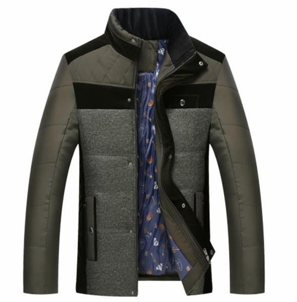 

мужской зима толстых пальто бизнес кардиган homme tops casual mens одежда, Black